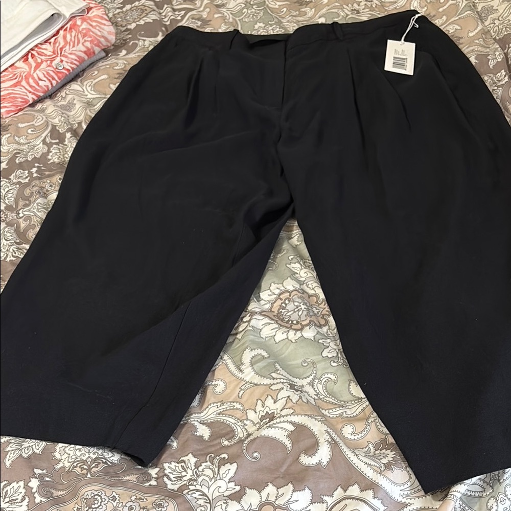 NWT Hudson North Black Wideleg women’s pants